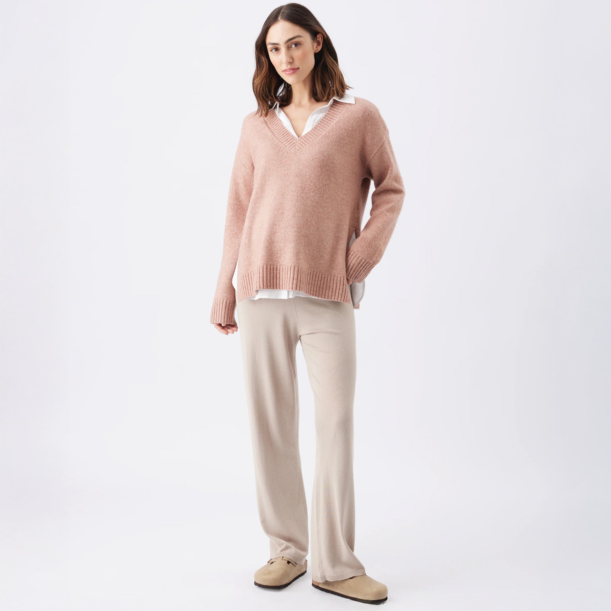 Vera Nursing Knit in Rose Marle