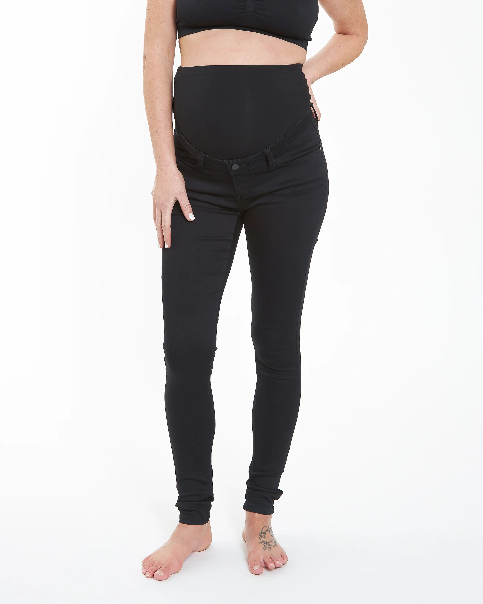 Rebel Maternity Jegging in Black
