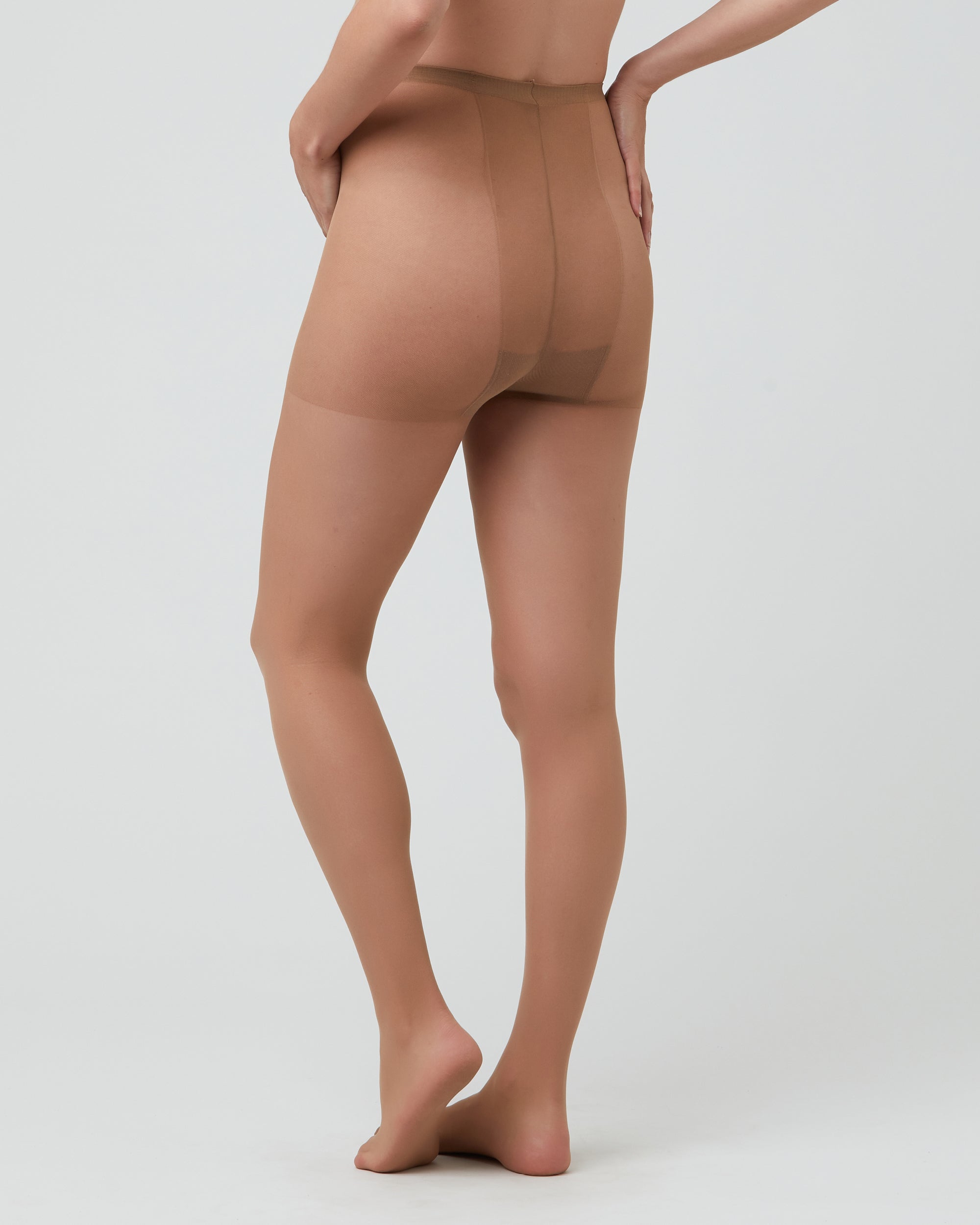 Everyday Sheer Maternity Tights in Camel