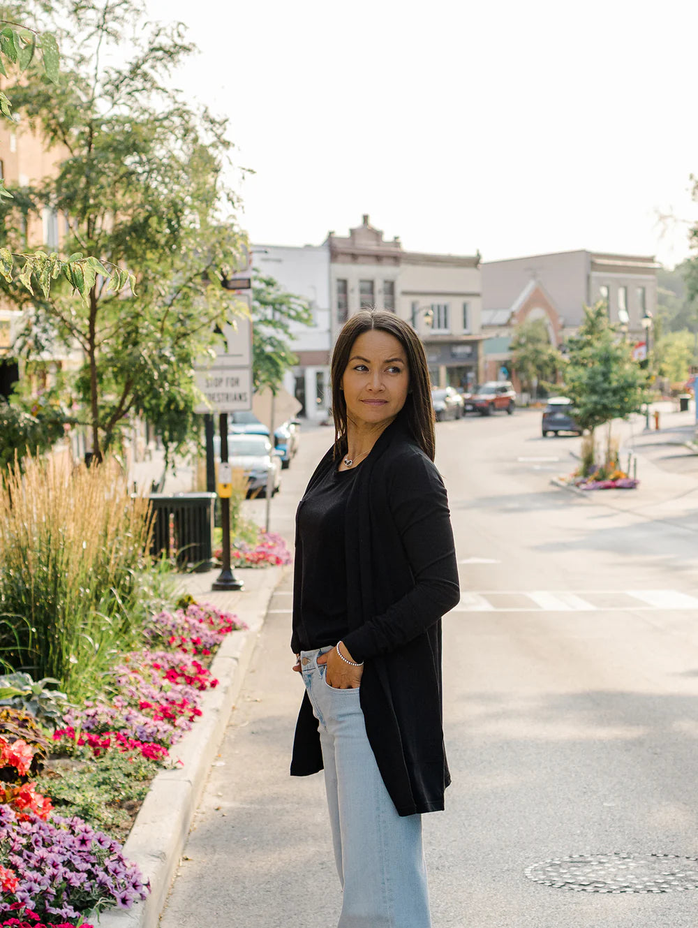 Briton Cardigan in Black