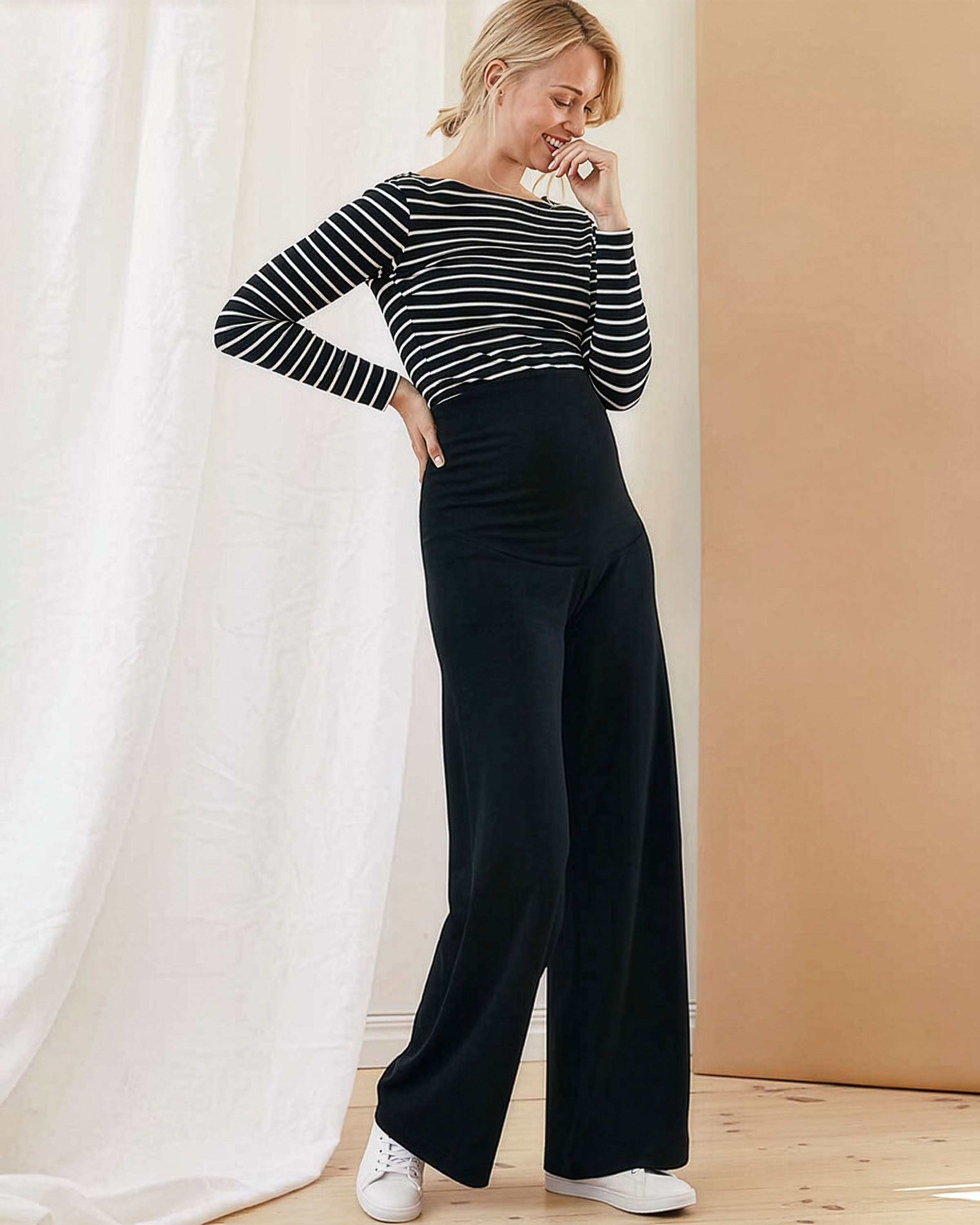 OONO Wide Leg Soft Maternity Pant