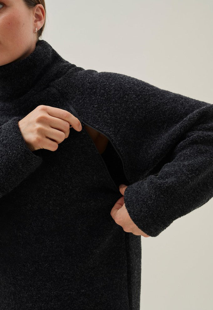 Wool Pile Nursing Sweater