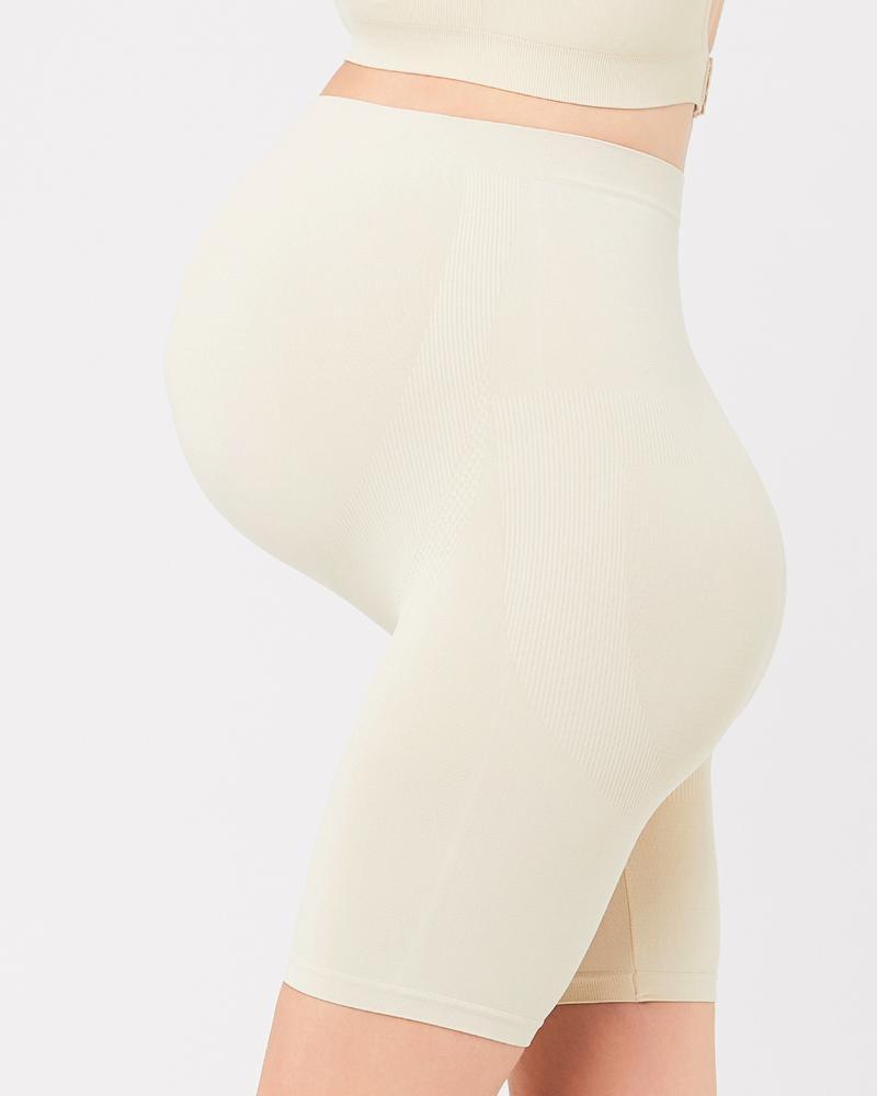 Seamless Support Thigh Shaper in Natural