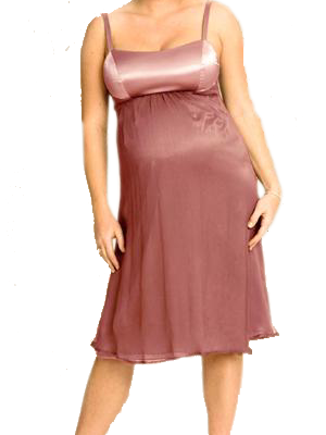 Ripe Maternity - Diva Satin/Chiffon Dress-0