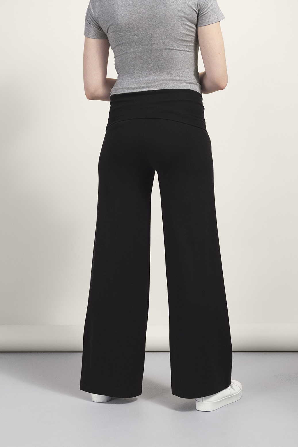 Wide Leg Maternity Pants (Once-On-Never-Off) (X-Small ONLY) - hautemama